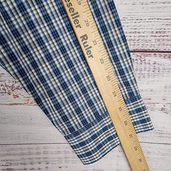 Cody James Mens XL Long Sleeve Western Pearl Snap Plaid Regular Fit Shirt - Picture 4 of 9